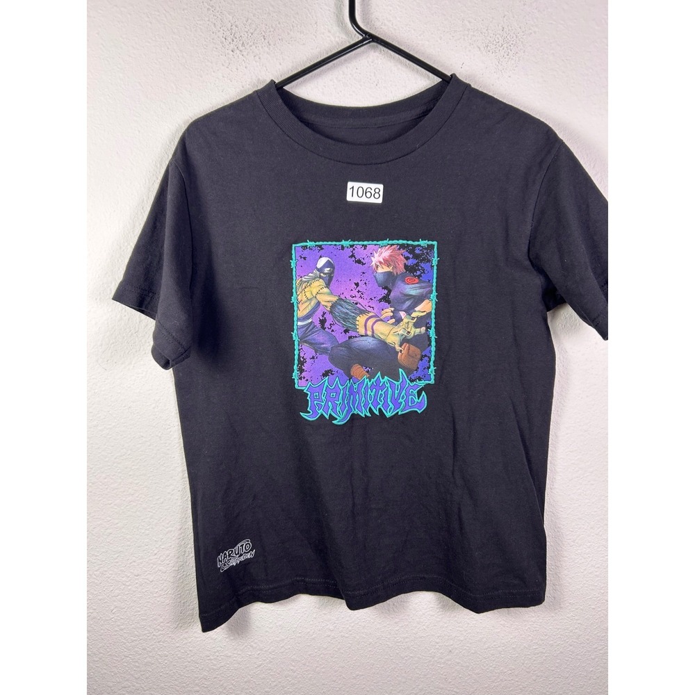 Primitive Naruto Shippuden Kakashi Hidan Graphic T-Shirt Black Small
